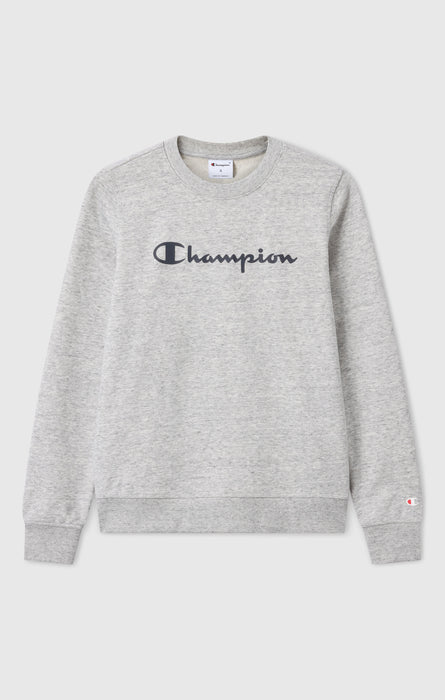 Felpa Leggera Girocollo con Maxi Logo Stampato da Donna