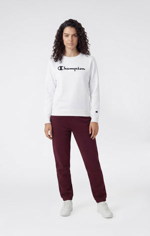 Women’s Lightweight Crewneck Sweatshirt with Maxi Printed Logo