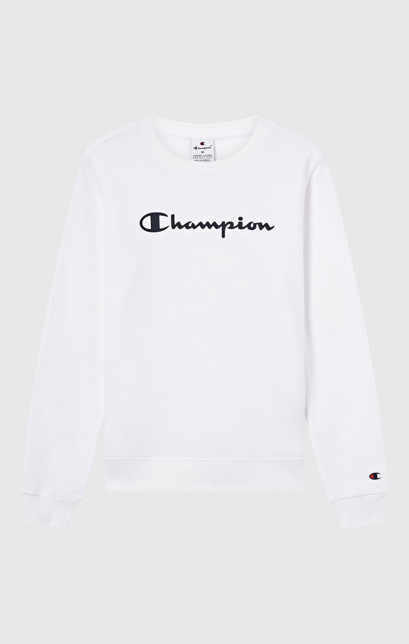 Leichtes Rundhals-Sweatshirt mit Großem Gedrucktem Logo für Damen