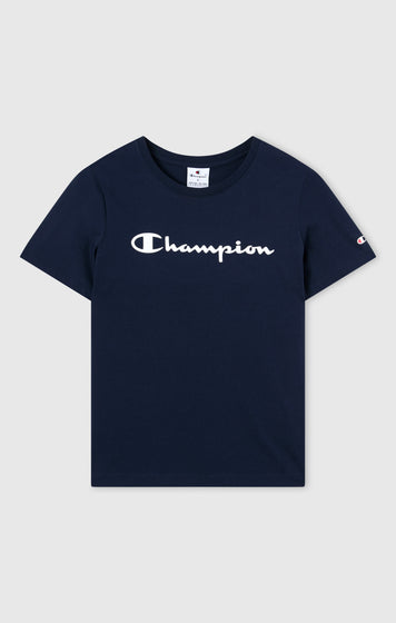 Damen T-Shirt Mit Script-Logo