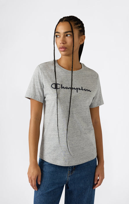 Damen T-Shirt Mit Script-Logo