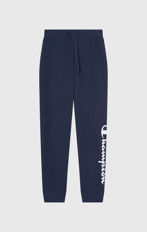 Jogging Femme Poignets Côtelés Logo Script