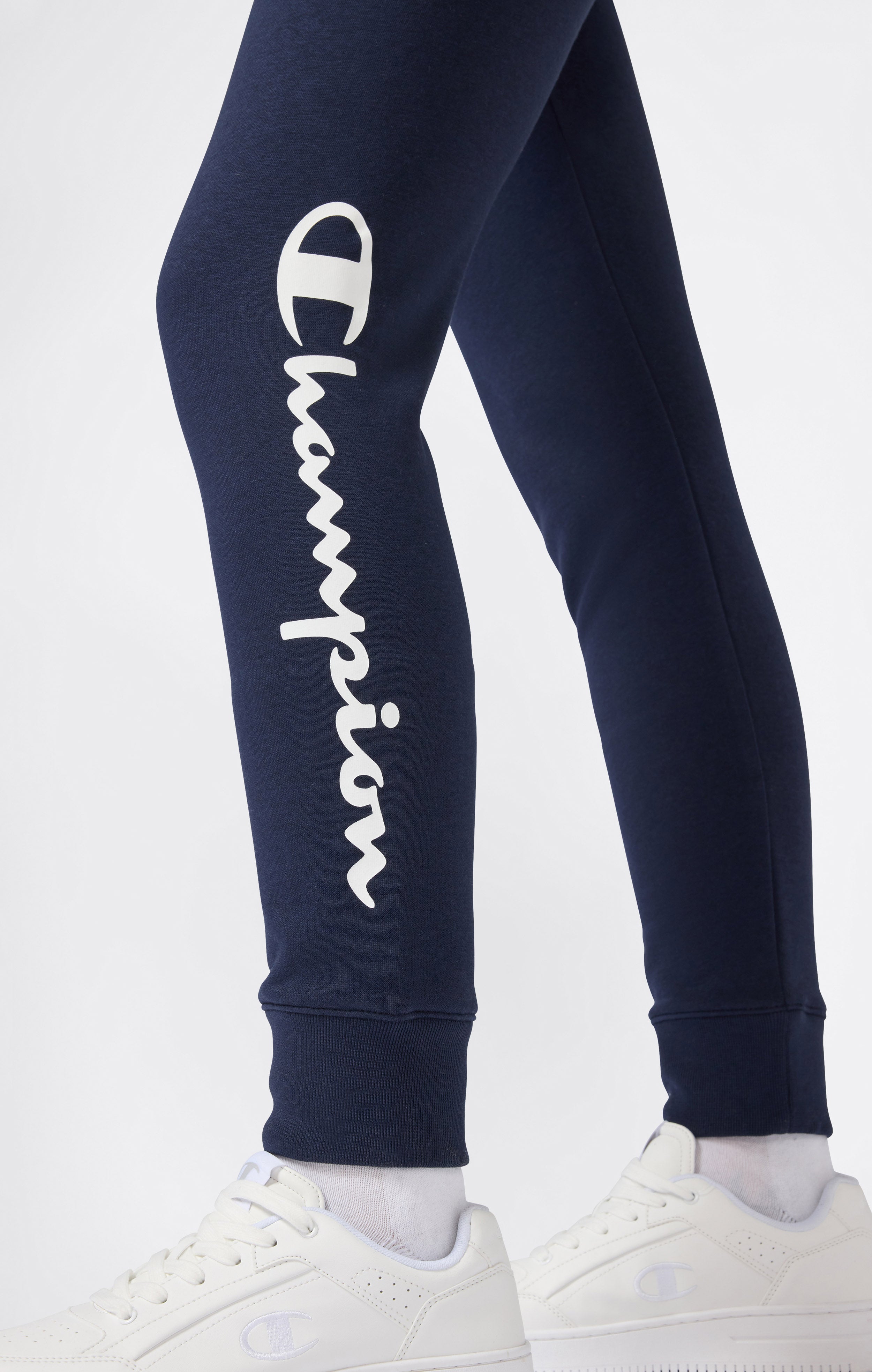 Pantaloni Jogger Donna Con Polsino E Logo Script