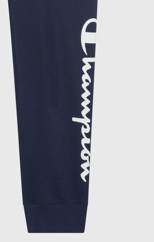 Jogging Femme Poignets Côtelés Logo Script