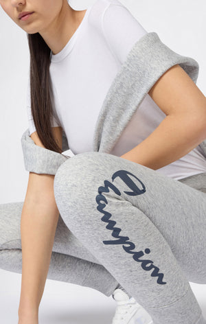 Pantaloni Jogger Donna Con Polsino E Logo Script