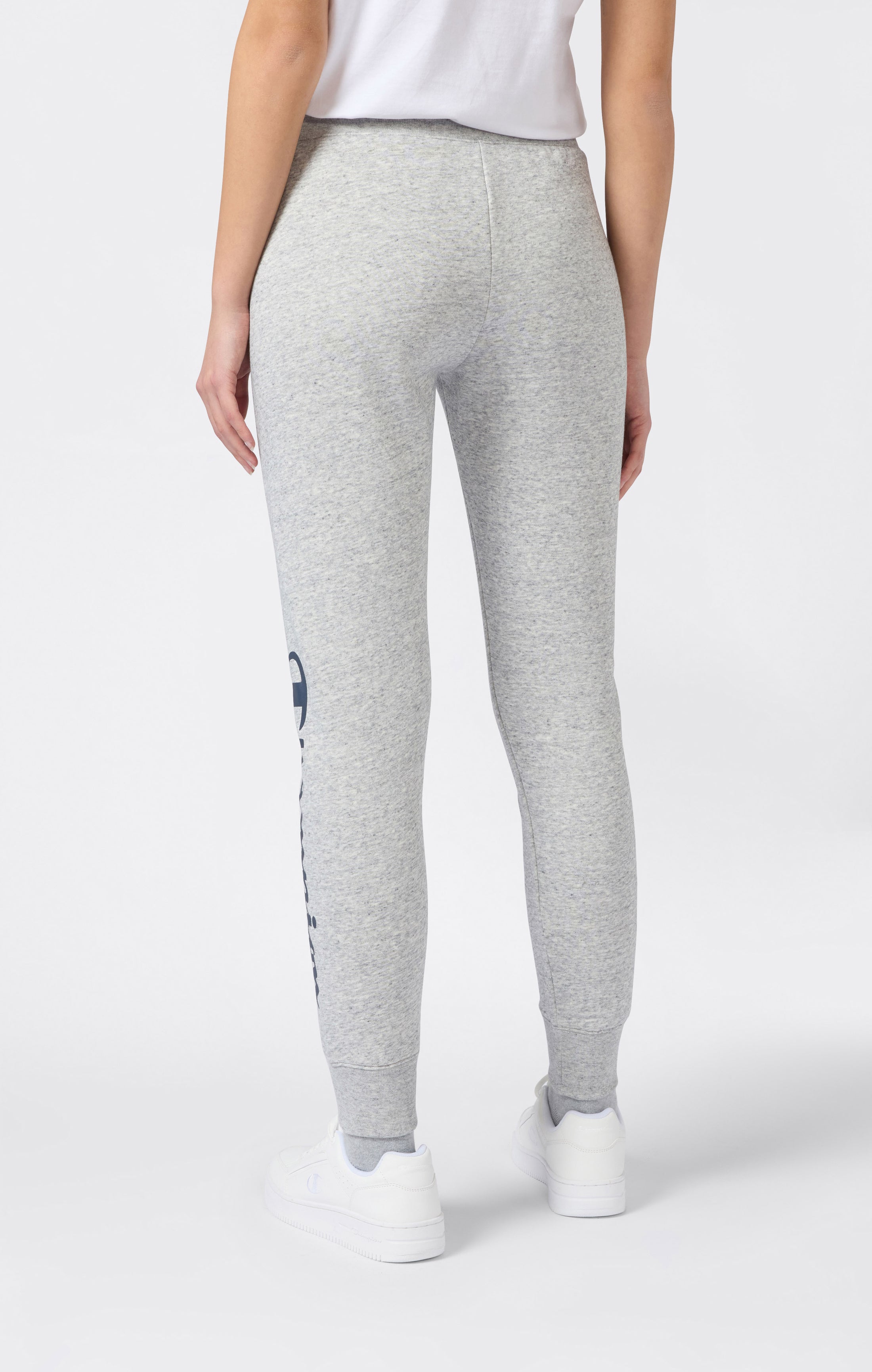 Pantaloni Jogger Donna Con Polsino E Logo Script