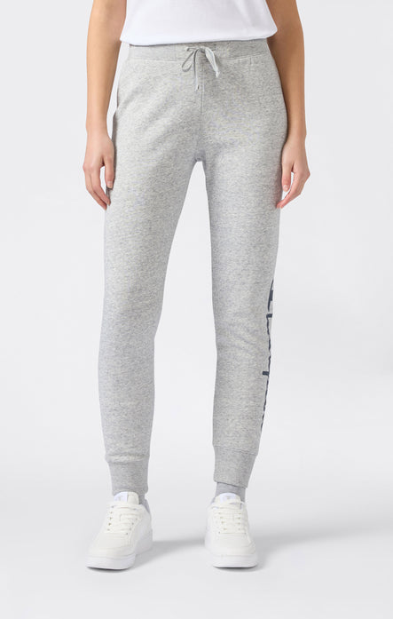 Pantaloni Jogger Donna Con Polsino E Logo Script