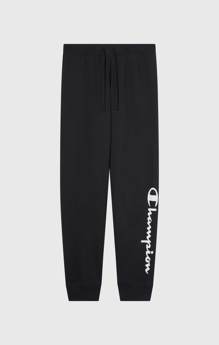 Jogging Femme Poignets Côtelés Logo Script