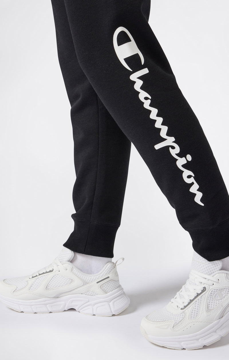 Pantaloni Jogger Donna Con Polsino E Logo Script