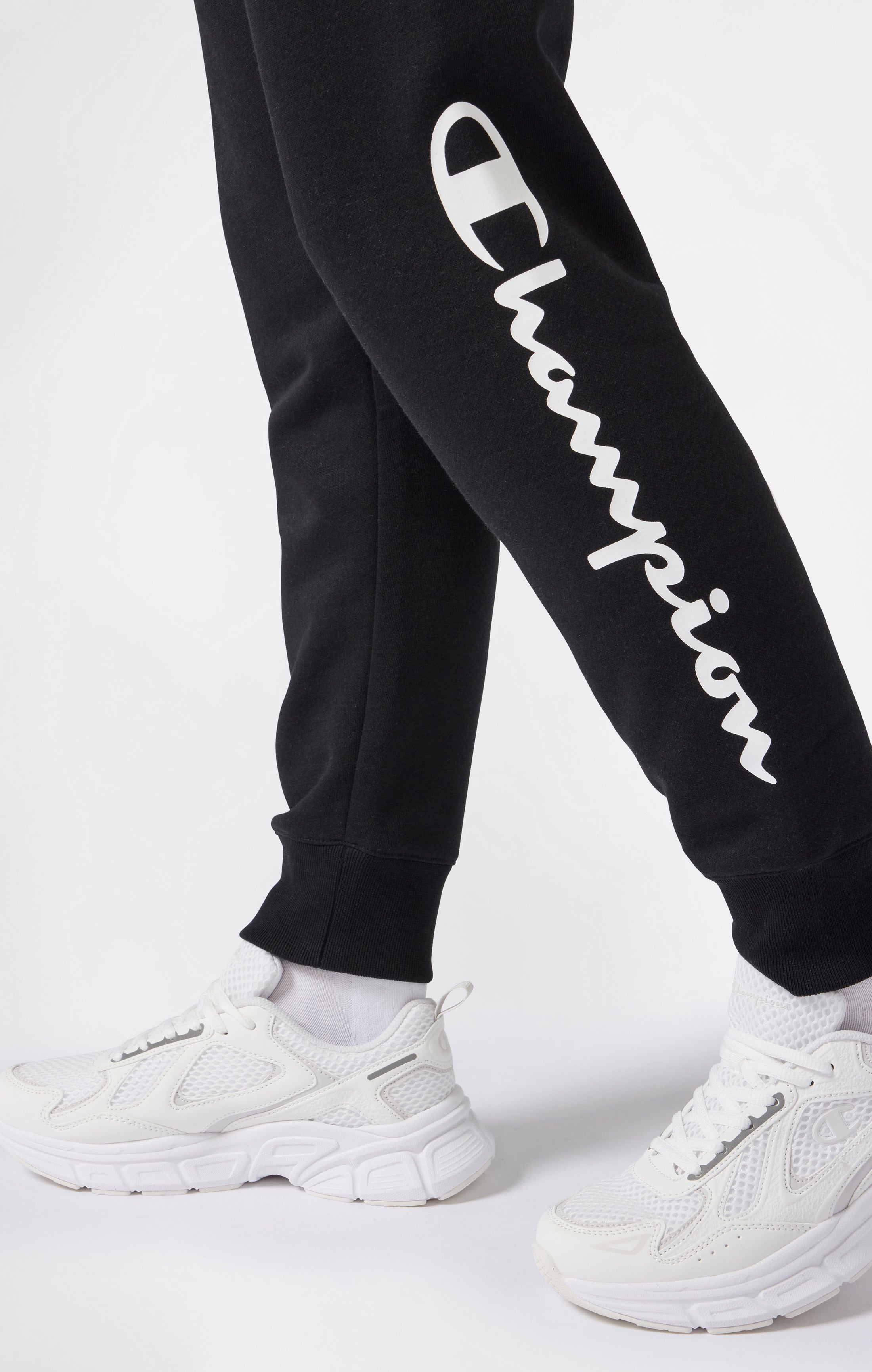 Pantaloni Jogger Donna Con Polsino E Logo Script