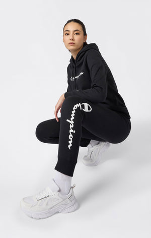 Pantaloni Jogger Donna Con Polsino E Logo Script