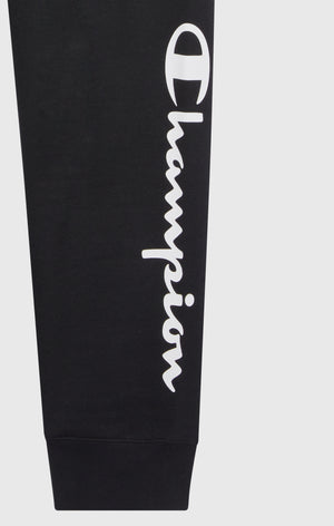 Women's Script Logo Rib Cuff Jogger Pants