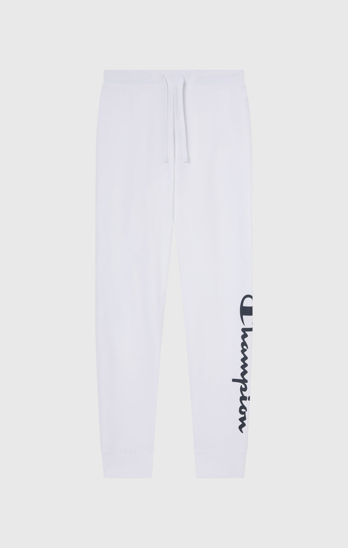 Jogging Femme Poignets Côtelés Logo Script