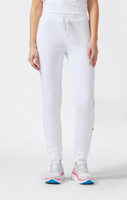 Pantaloni Jogger Donna Con Polsino E Logo Script