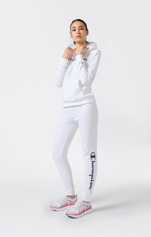 Pantaloni Jogger Donna Con Polsino E Logo Script