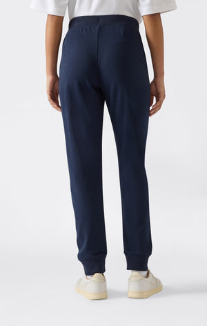 Leichte Jogger-Hose mit Rippbündchen und Großem Gedrucktem Logo für Damen