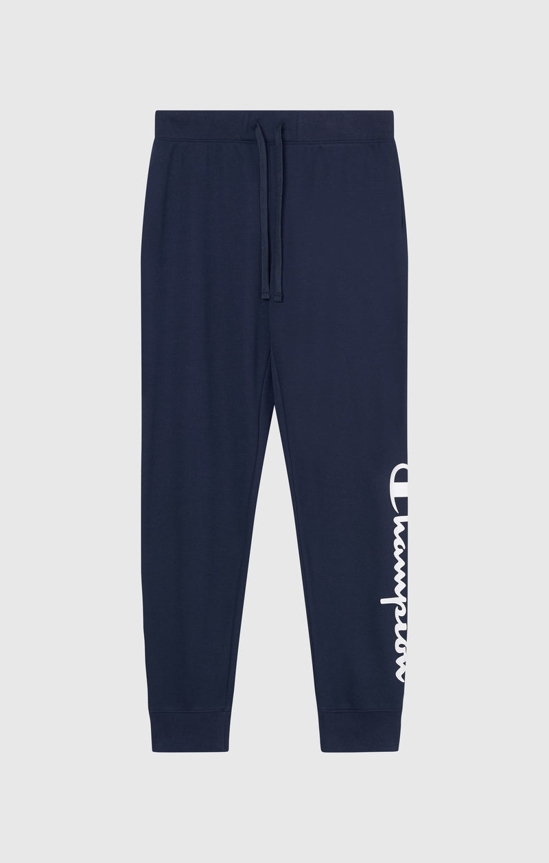 Women’s Lightweight Jogger Pants with Rib Cuffs and Maxi Printed Logo