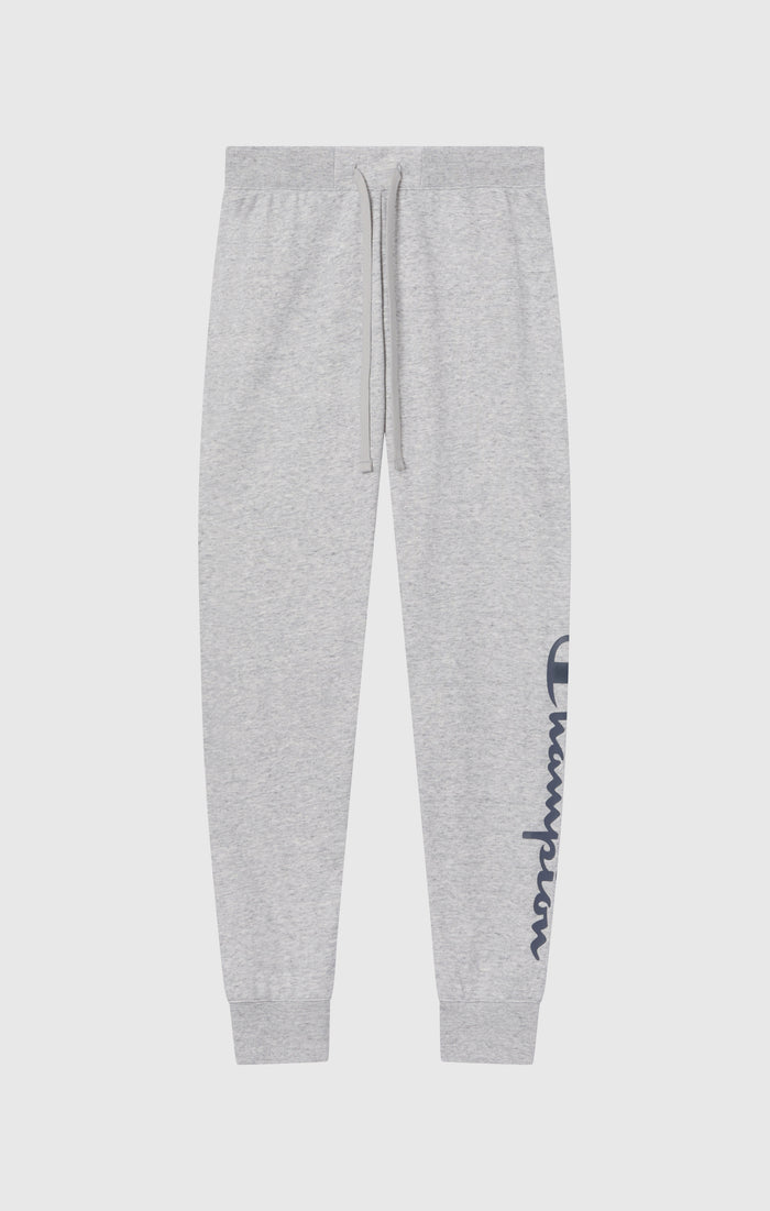 Pantalon Jogger Léger avec Bas en Côte et Maxi Logo Imprimé pour Femme