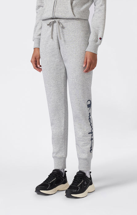 Leichte Jogger-Hose mit Rippbündchen und Großem Gedrucktem Logo für Damen
