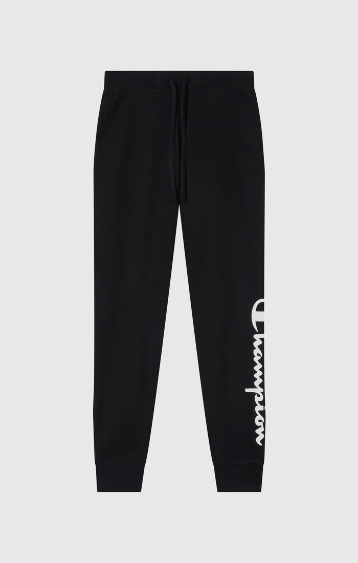 Women’s Lightweight Jogger Pants with Rib Cuffs and Maxi Printed Logo