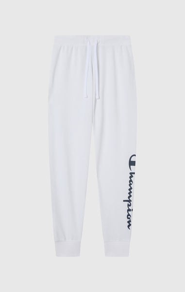 Pantaloni Joggers Leggeri con Polsino a Costina e Maxi Logo Stampato da Donna