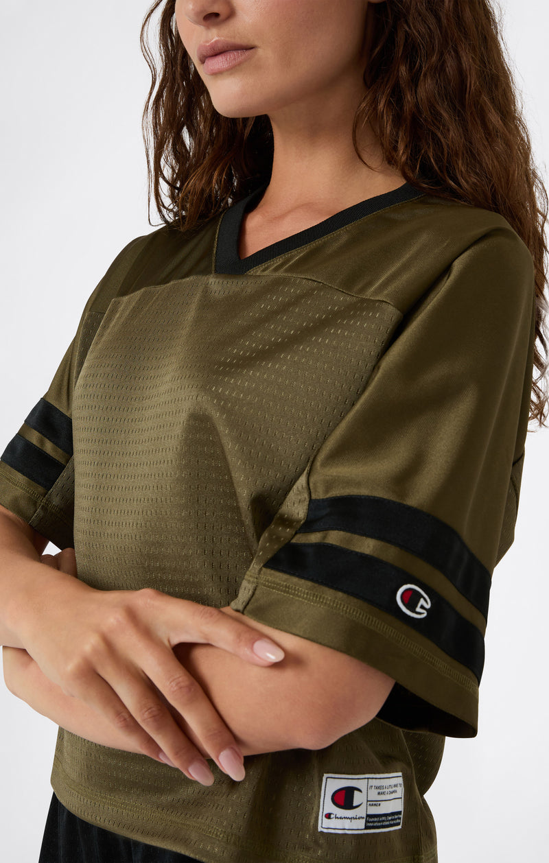 T-shirt Donna con Scollo a V Sport Heritage