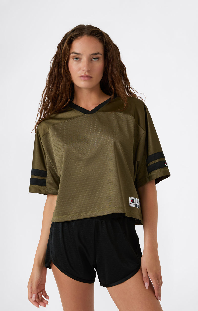 T-shirt Donna con Scollo a V Sport Heritage