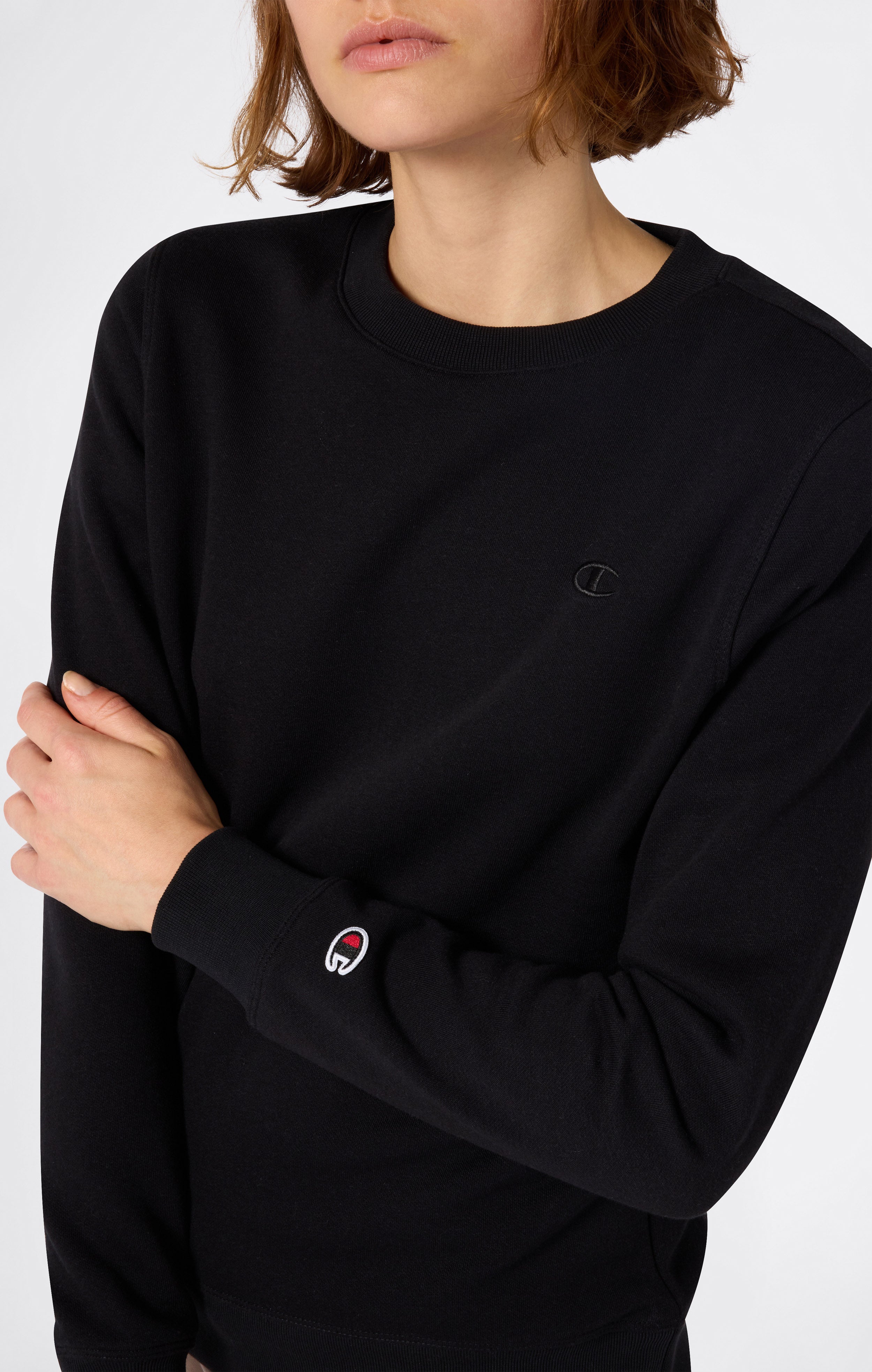 Felpa Girocollo Interno Felpato Icons Da Donna