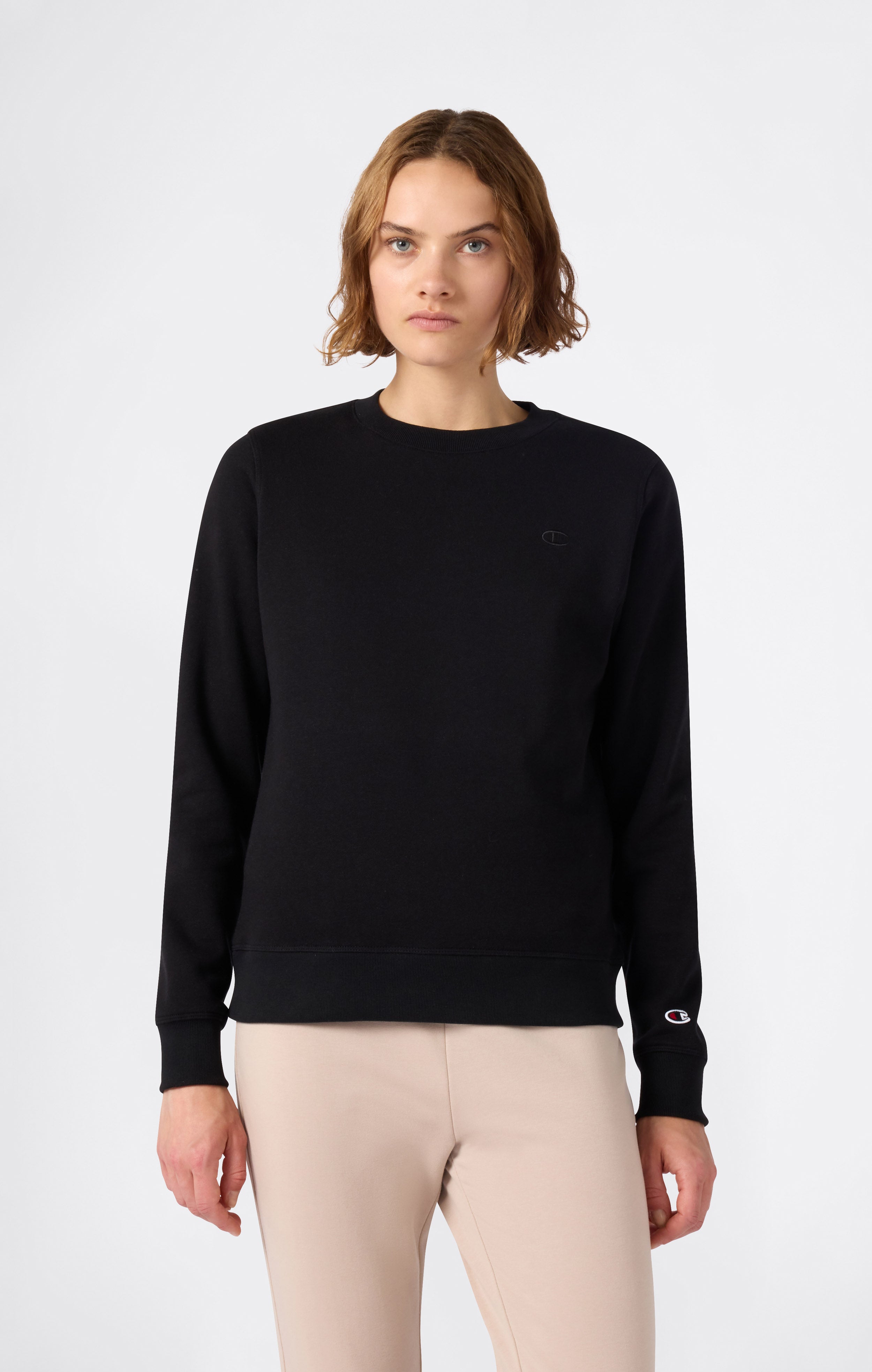 Felpa Girocollo Interno Felpato Icons Da Donna