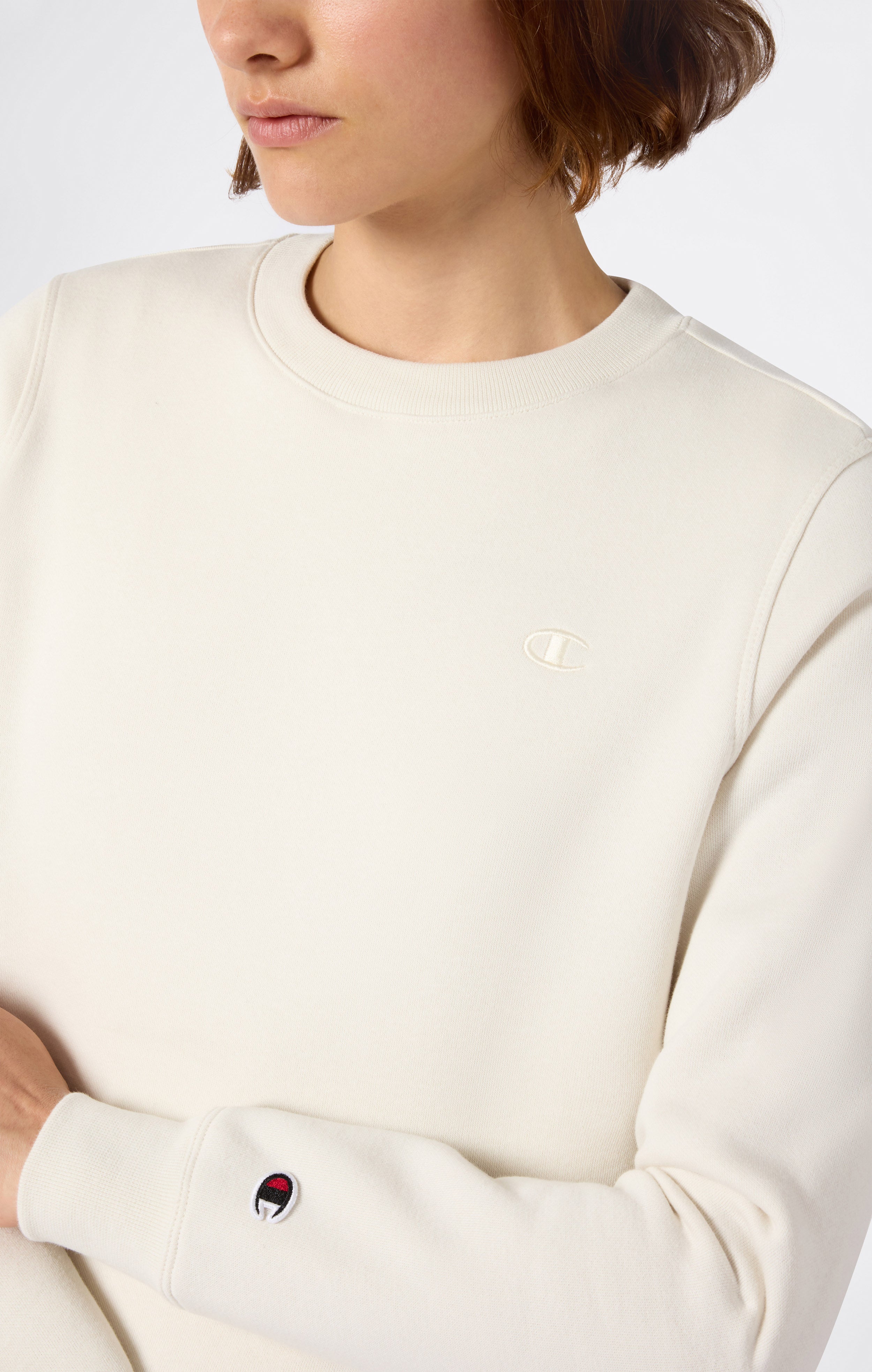 Felpa Girocollo Interno Felpato Icons Da Donna