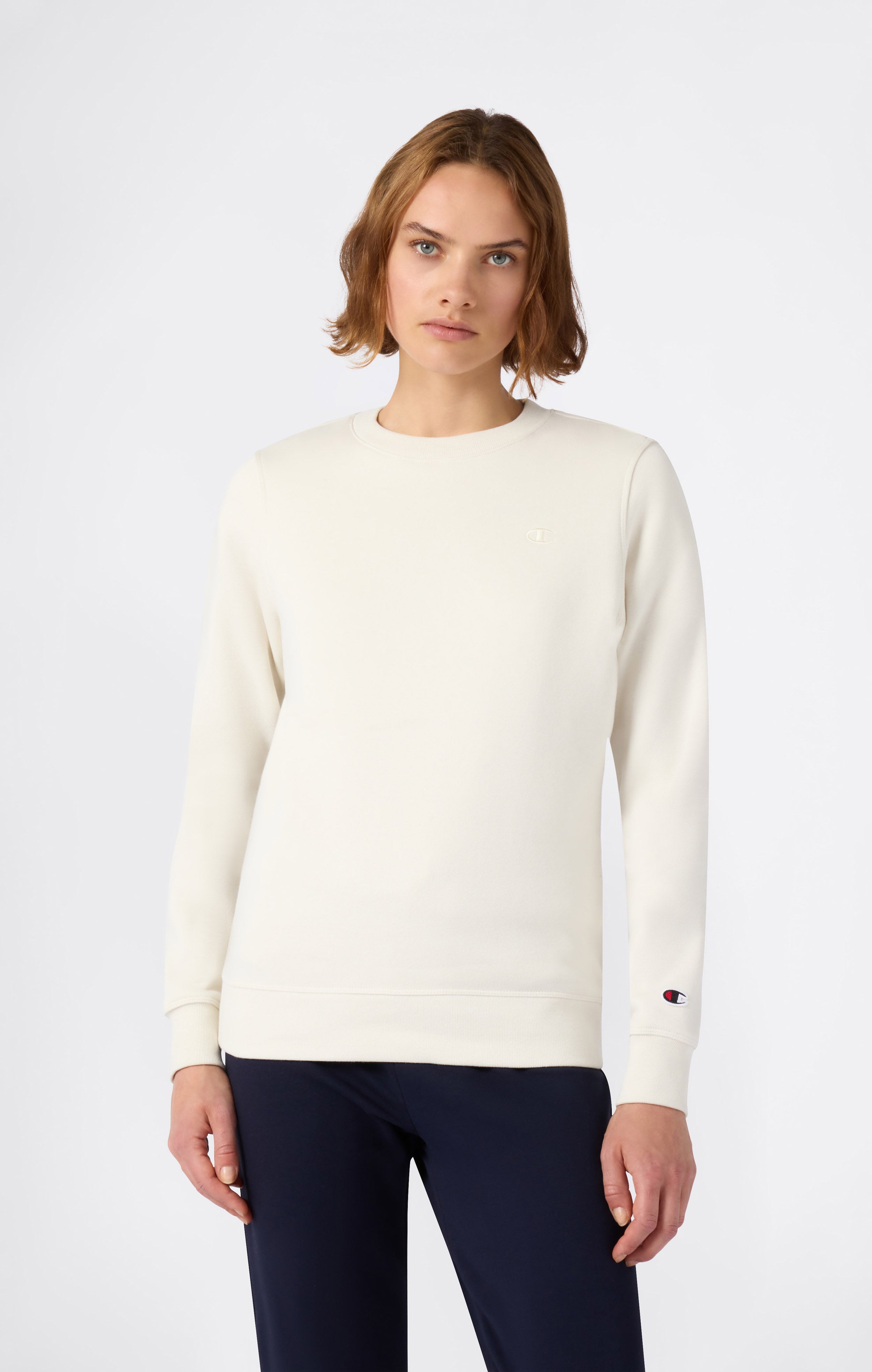 Felpa Girocollo Interno Felpato Icons Da Donna