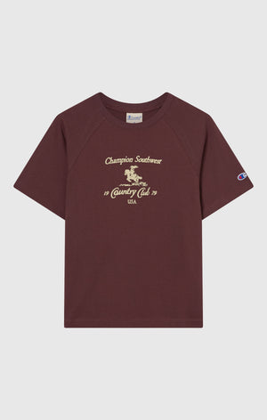 Damen T-Shirt Mit Grafik Reverse Weave