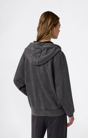 Women’s Washed Effect Full Zip Hoodie Icons