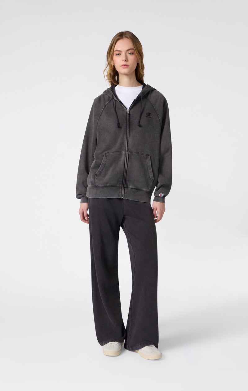 Women’s Washed Effect Full Zip Hoodie Icons