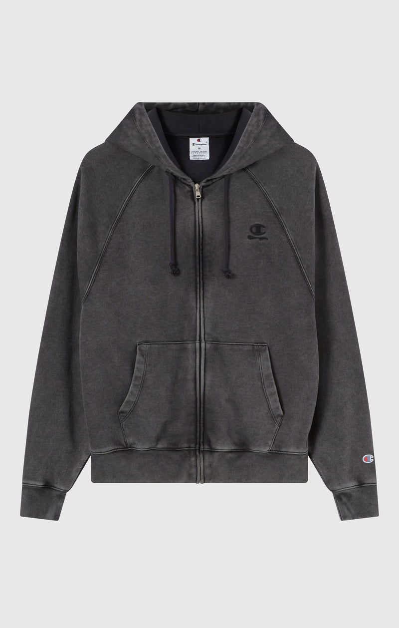 Women’s Washed Effect Full Zip Hoodie Icons