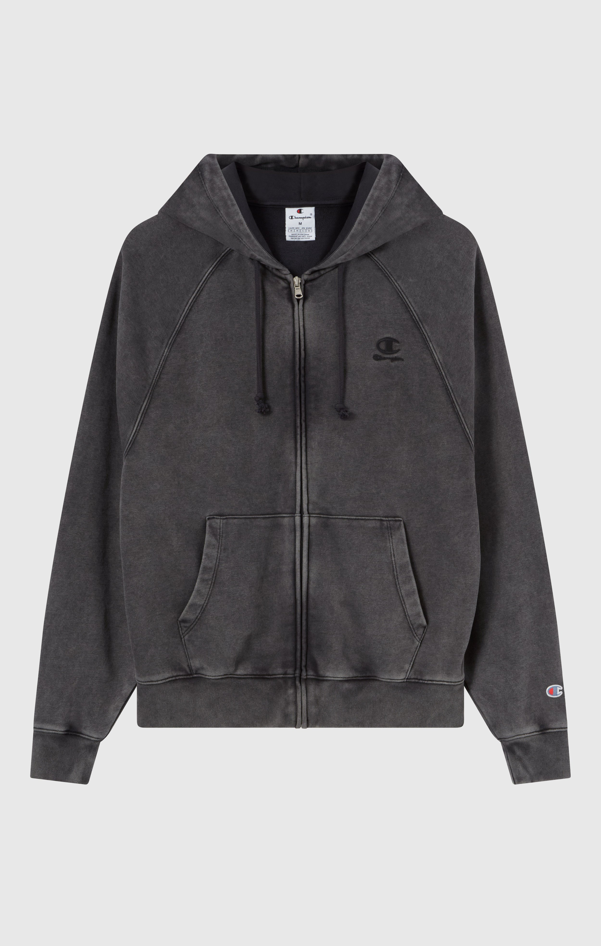 Women’s Washed Effect Full Zip Hoodie Icons