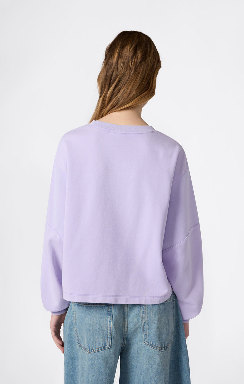 Sweat col rond effet délavé pour femme Icons