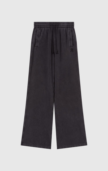 Pantalon à jambe large effet délavé pour femme Icons