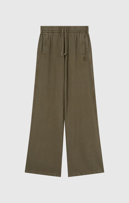 Pantalon à jambe large effet délavé pour femme Icons