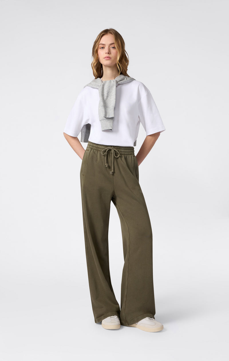 Women’s Washed Effect Wide Leg Pants Icons