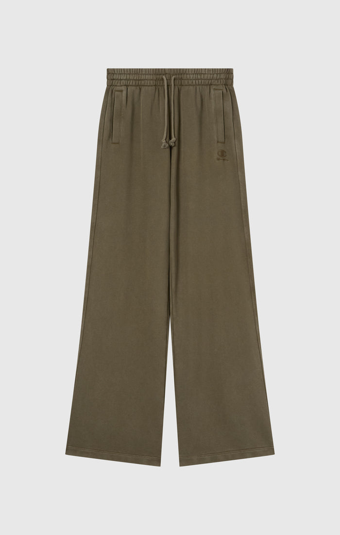 Pantalon à jambe large effet délavé pour femme Icons