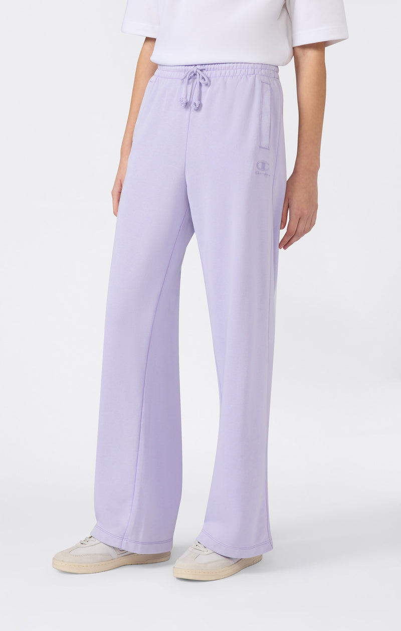 Pantalon à jambe large effet délavé pour femme Icons