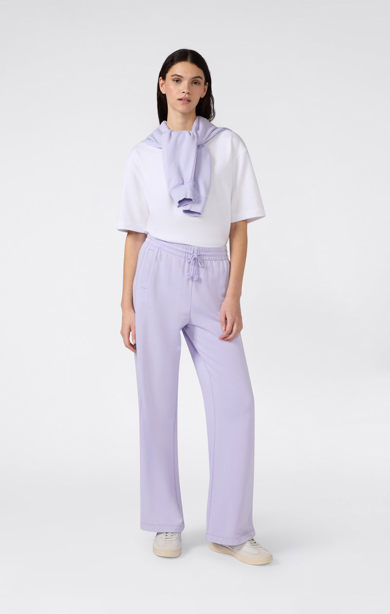 Pantalon à jambe large effet délavé pour femme Icons