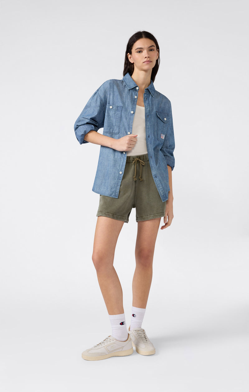 Short effet délavé pour femme Icons