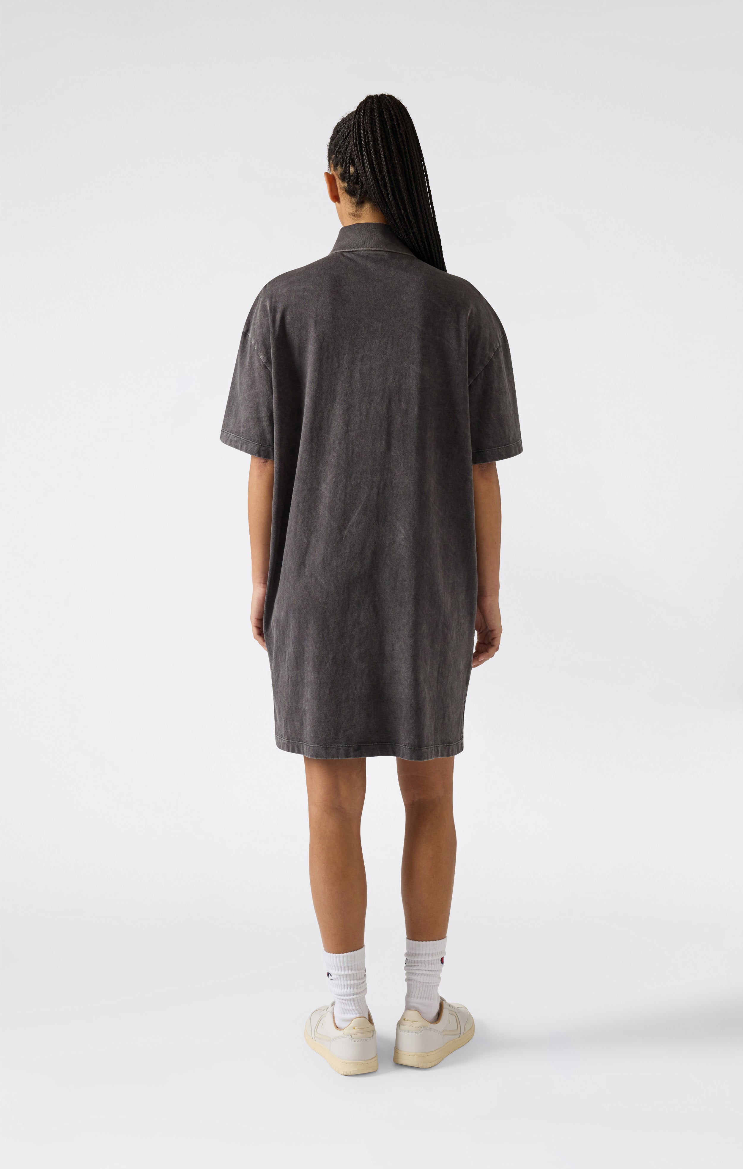 Robe polo effet délavé pour femme Icons