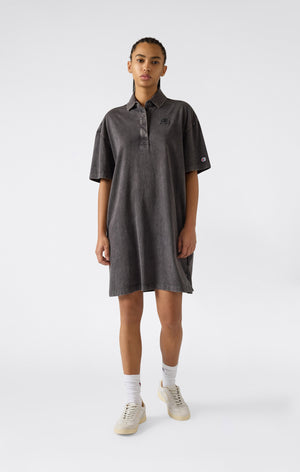 Robe polo effet délavé pour femme Icons
