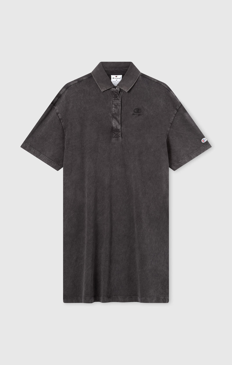 Robe polo effet délavé pour femme Icons