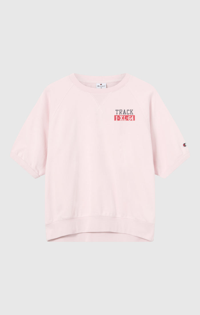 Women’s Short Sleeve Crewneck Sweatshirt with Graphic