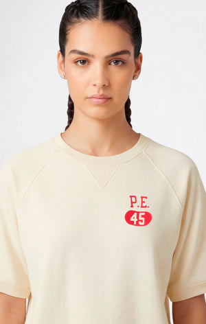 Women’s Short Sleeve Crewneck Sweatshirt with Graphic