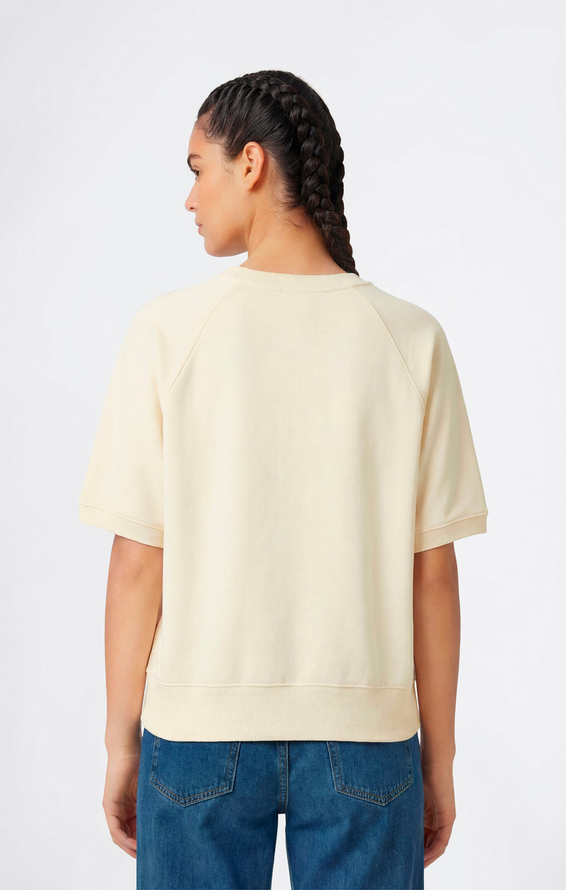 Women’s Short Sleeve Crewneck Sweatshirt with Graphic